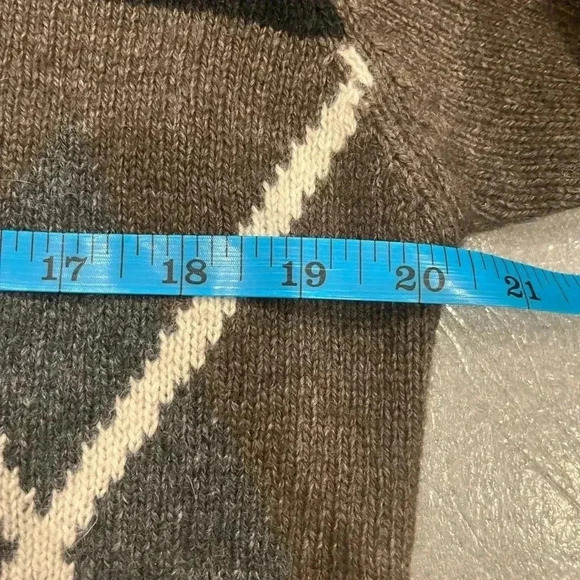 [8]Vintage Life By Tiggy Porter Wool  Angra Blend puppy Print Sweater - Picture 4 of 7